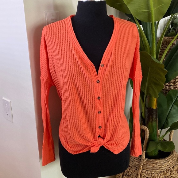 Urban Outfitters Out from Under Thermal Button Up Top - Picture 3 of 7